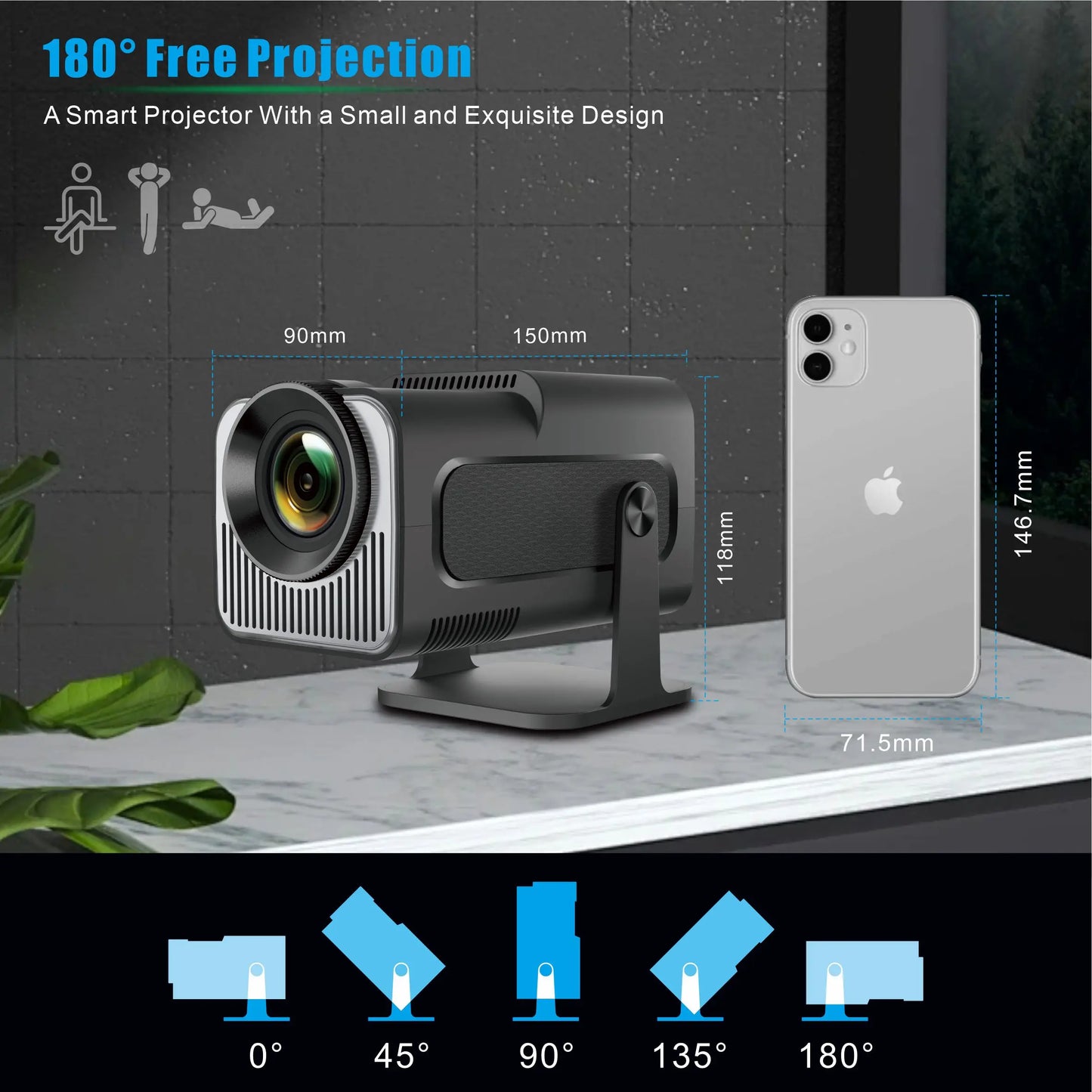 Mini Projector 4K